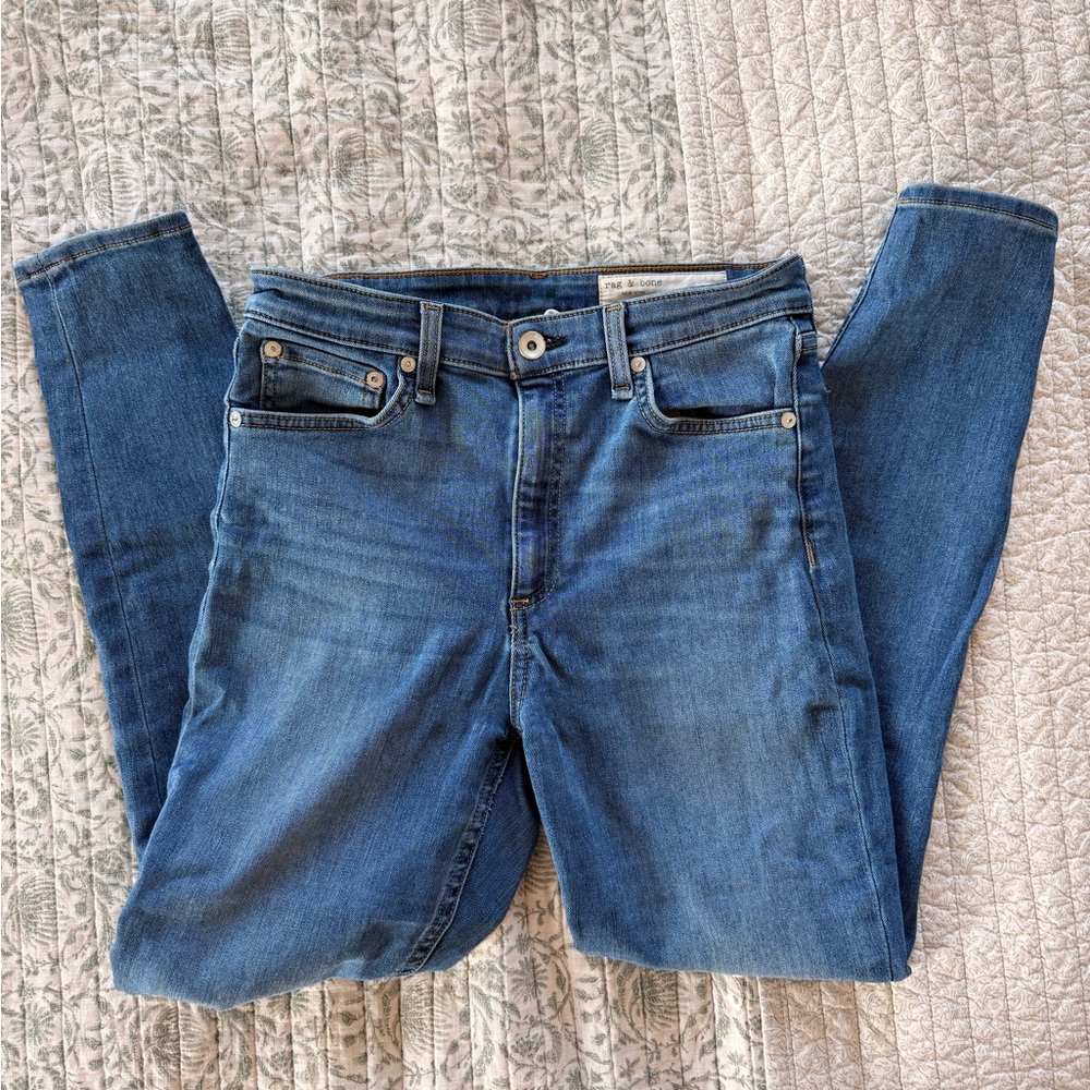 rag & bone Blue Ankle & Cropped Jeans